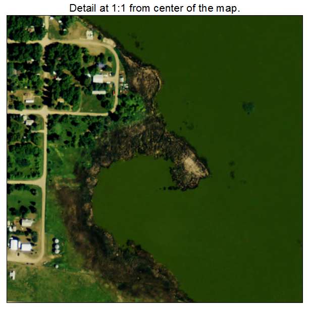 Warwick, North Dakota aerial imagery detail