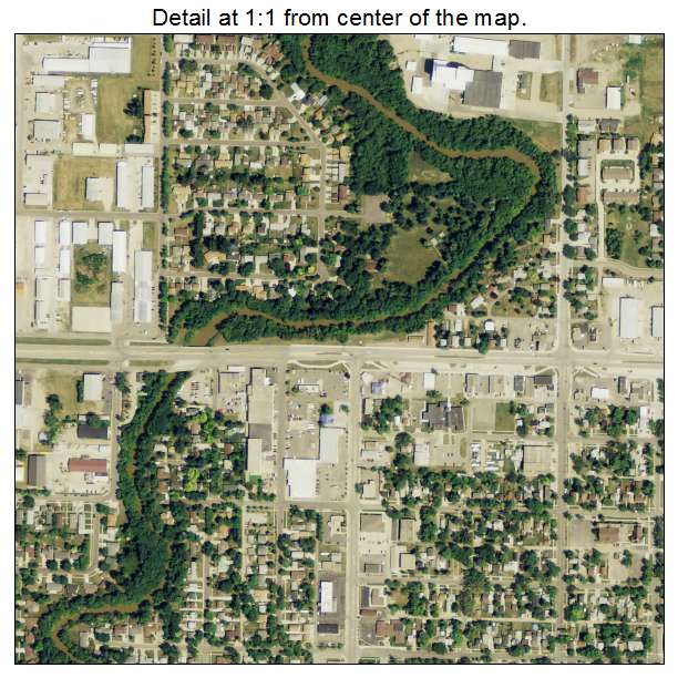 West Fargo, North Dakota aerial imagery detail