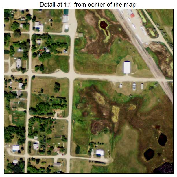 Wolford, North Dakota aerial imagery detail