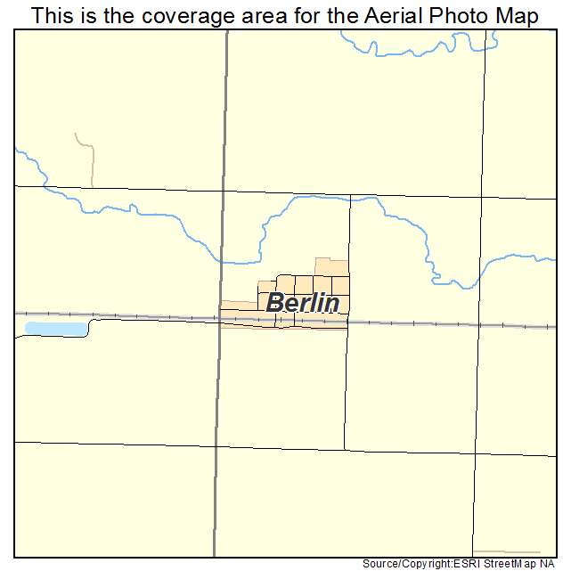 Berlin, ND location map 