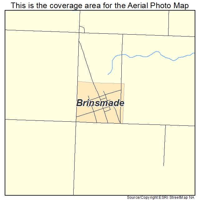 Brinsmade, ND location map 