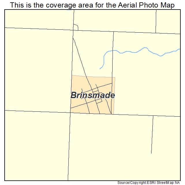 Brinsmade, ND location map 