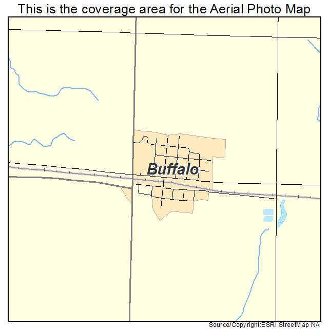 Buffalo, ND location map 