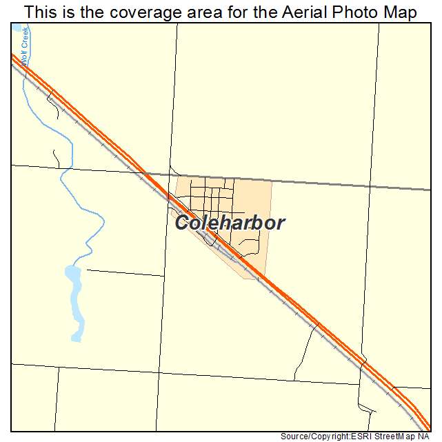 Coleharbor, ND location map 