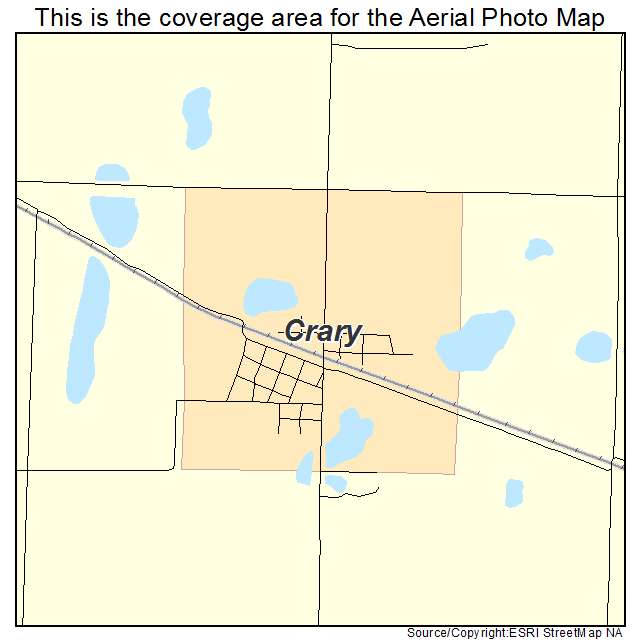 Crary, ND location map 