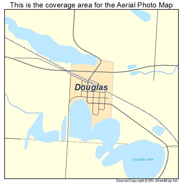 Douglas, ND location map 