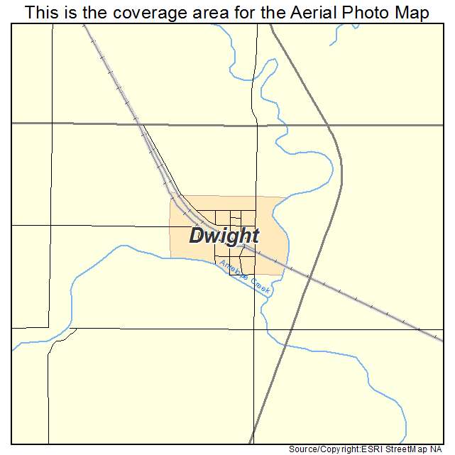 Dwight, ND location map 