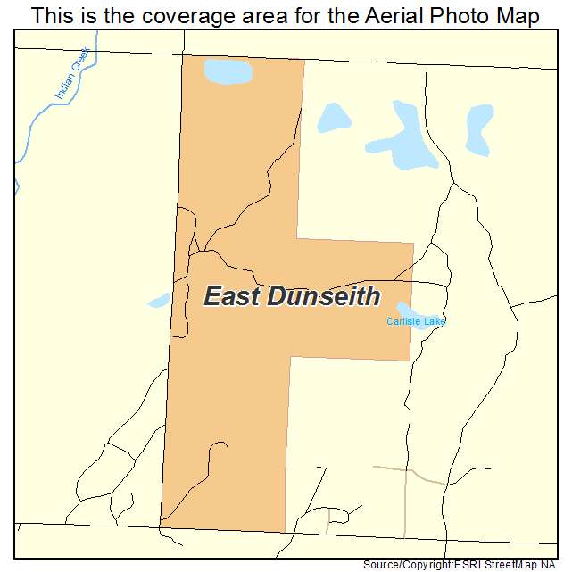 East Dunseith, ND location map 