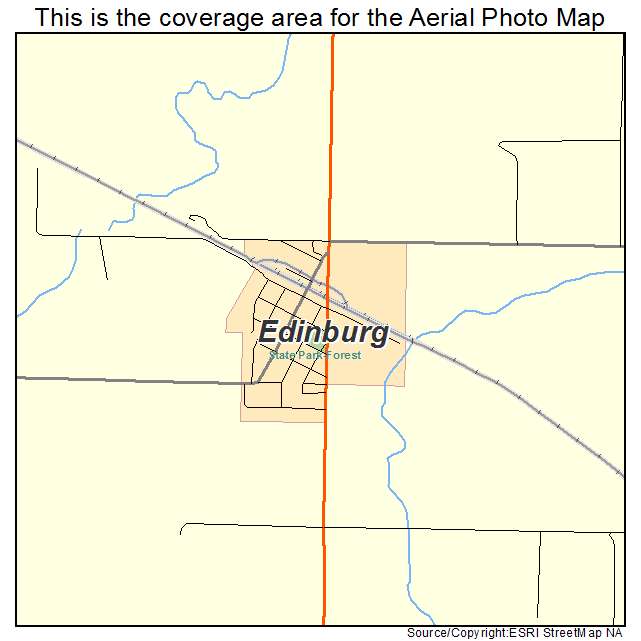 Edinburg, ND location map 