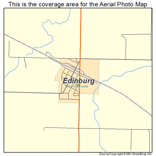 Edinburg, ND location map 