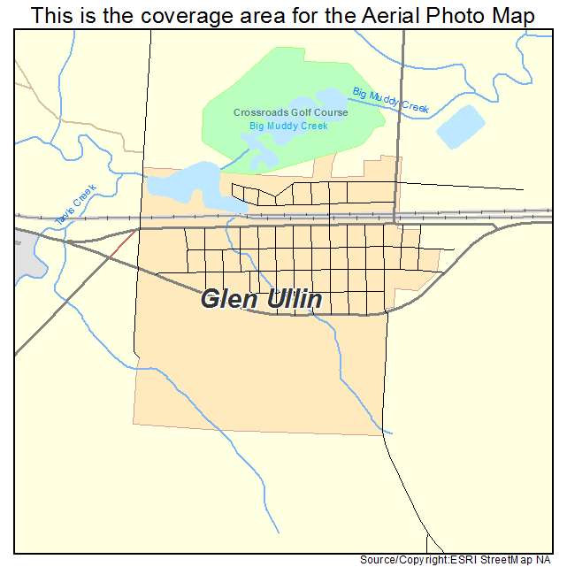 Glen Ullin, ND location map 