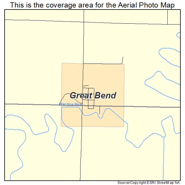 Great Bend, ND location map 
