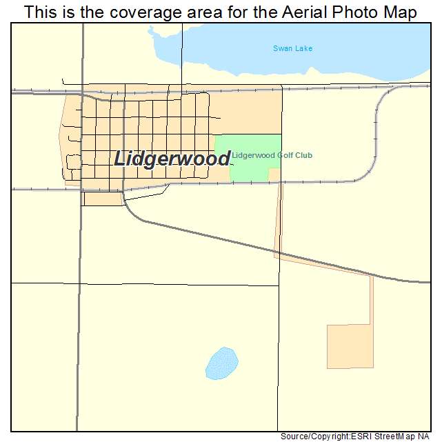 Lidgerwood, ND location map 