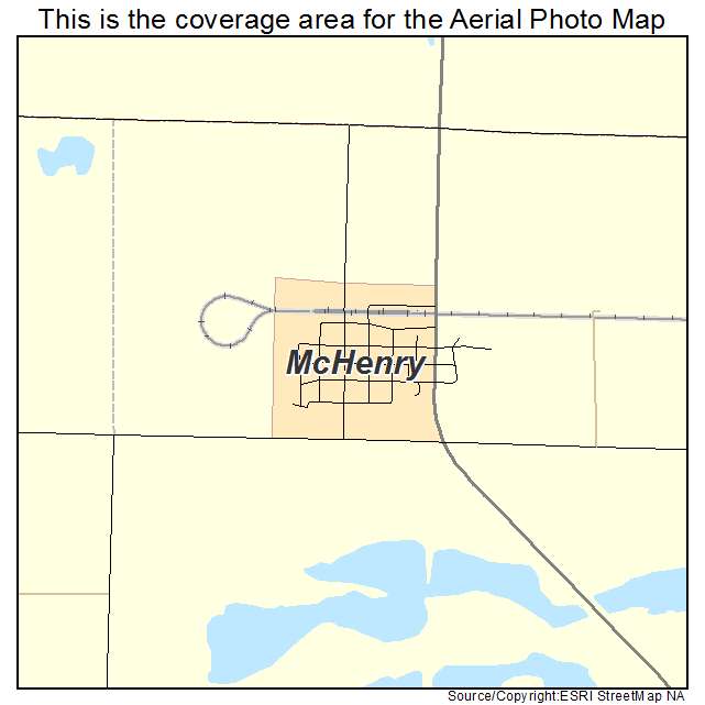 McHenry, ND location map 