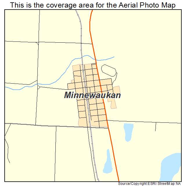 Minnewaukan, ND location map 