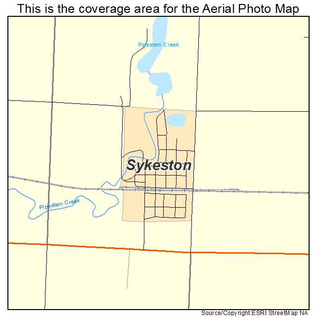 Sykeston, ND location map 