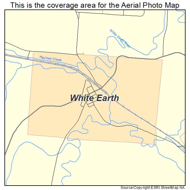 White Earth, ND location map 