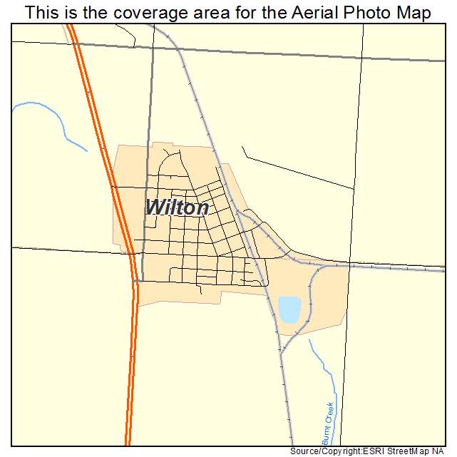 Wilton, ND location map 