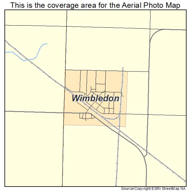 Wimbledon, ND location map 