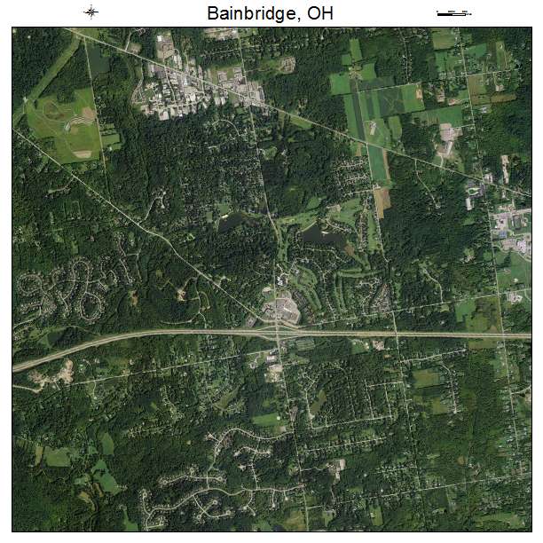 Bainbridge, OH air photo map
