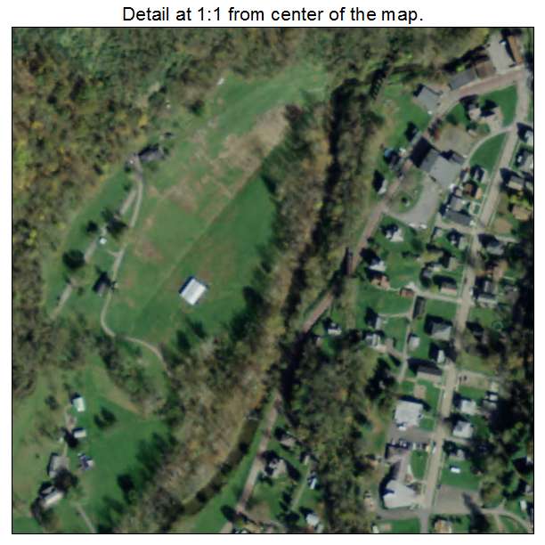Adena, Ohio aerial imagery detail
