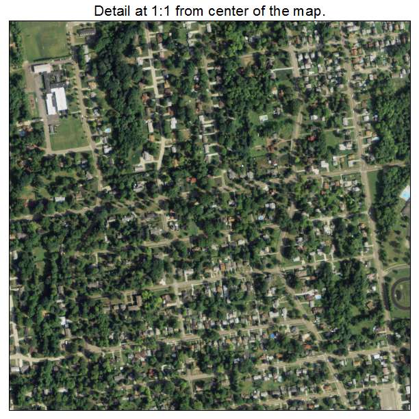 Alliance, Ohio aerial imagery detail