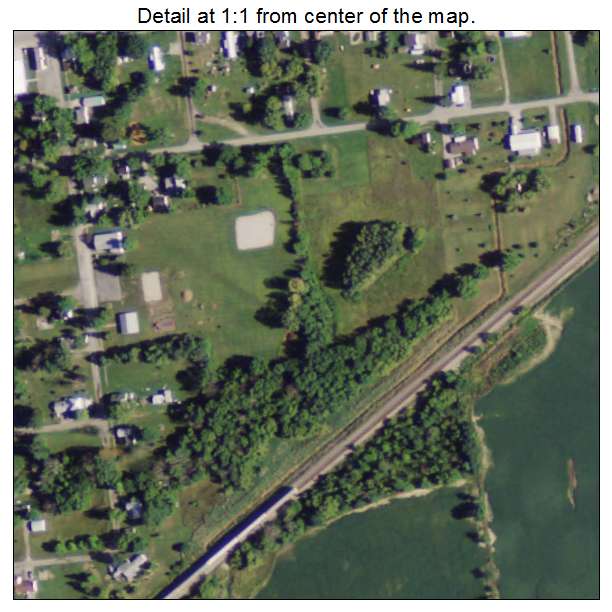Alvordton, Ohio aerial imagery detail