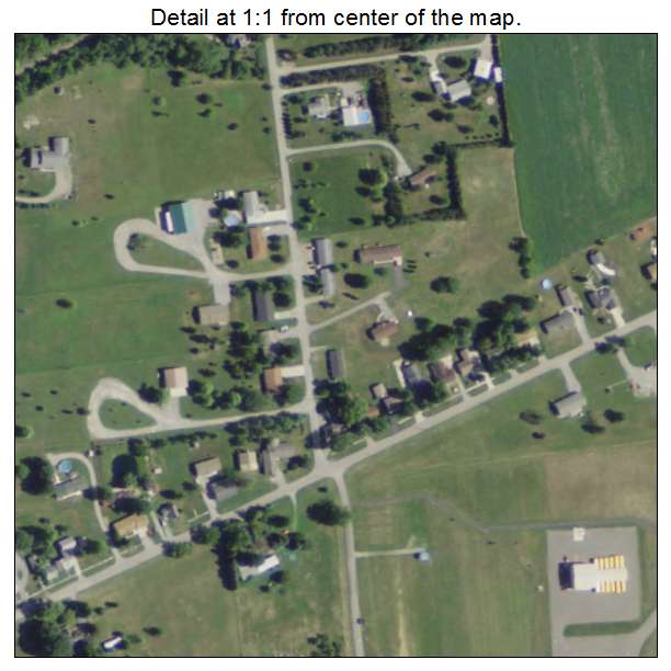 Antwerp, Ohio aerial imagery detail