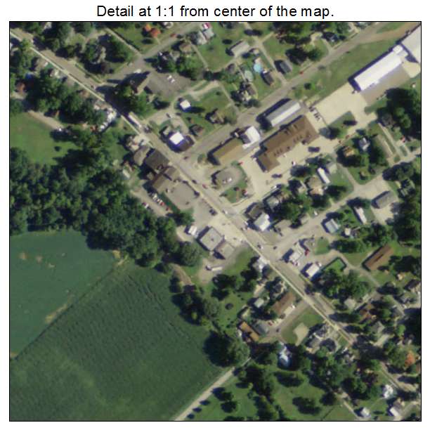 Apple Creek, Ohio aerial imagery detail