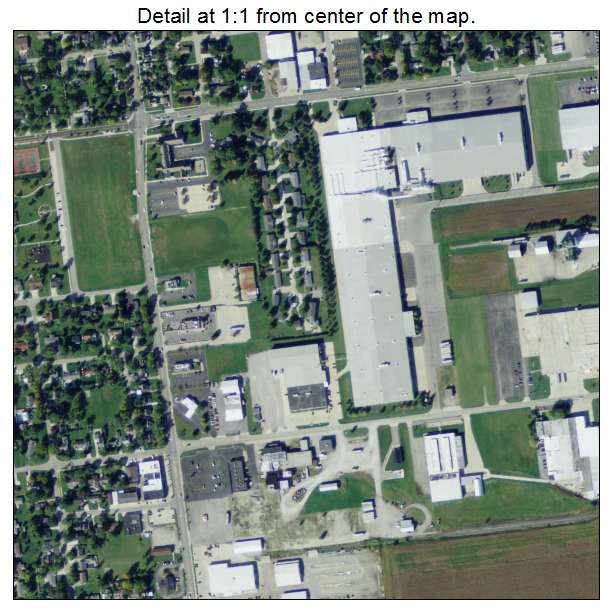 Archbold, Ohio aerial imagery detail
