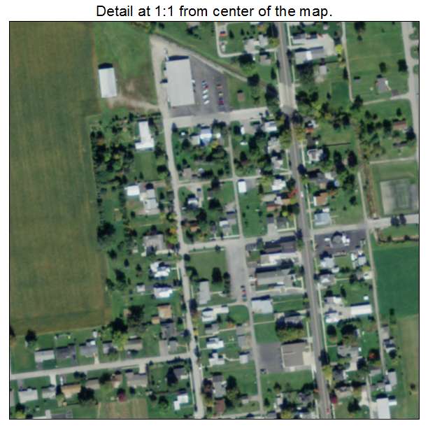 Arlington, Ohio aerial imagery detail