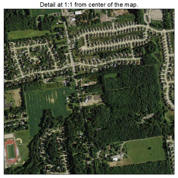 Avon, Ohio aerial imagery detail