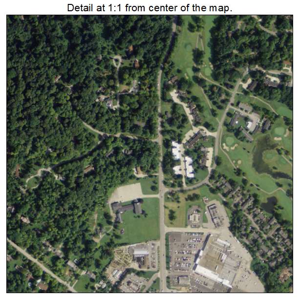Bainbridge, Ohio aerial imagery detail