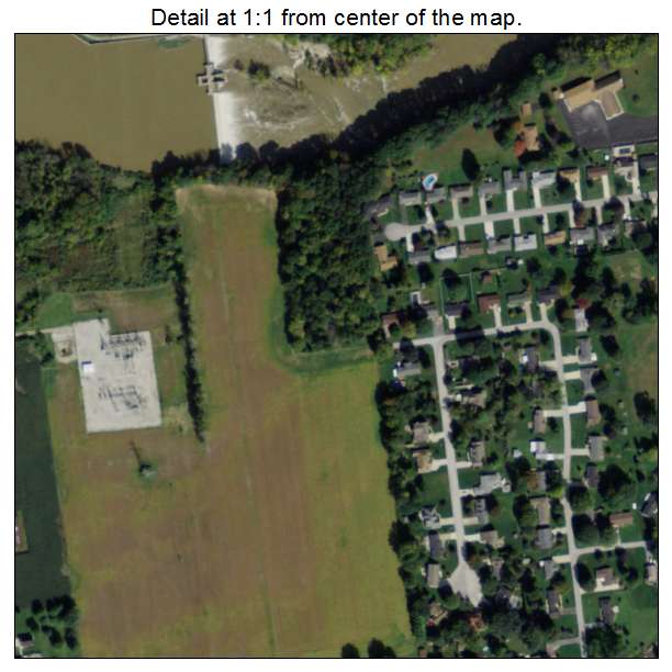 Ballville, Ohio aerial imagery detail