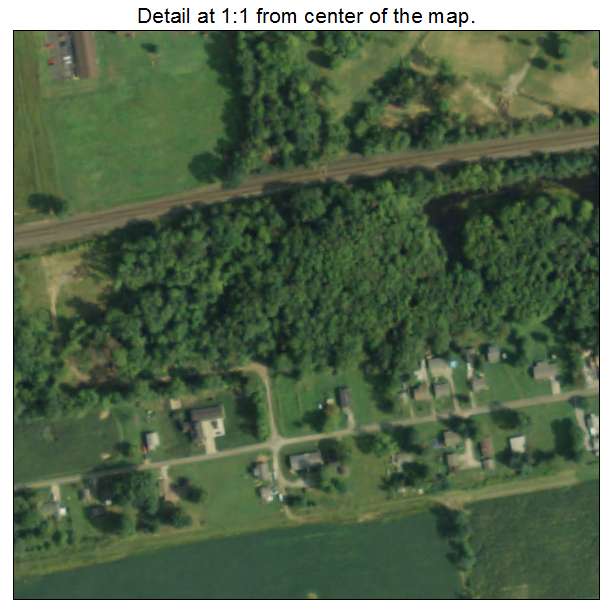 Beloit, Ohio aerial imagery detail