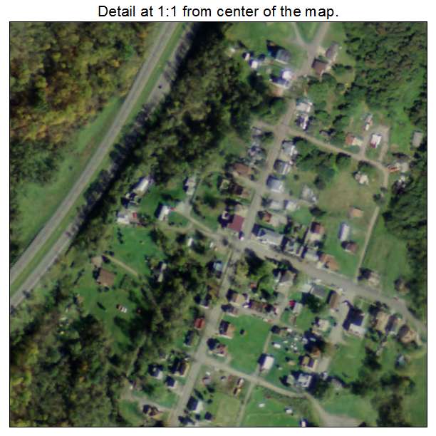 Bloomingdale, Ohio aerial imagery detail