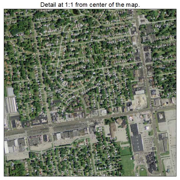 Boardman, Ohio aerial imagery detail