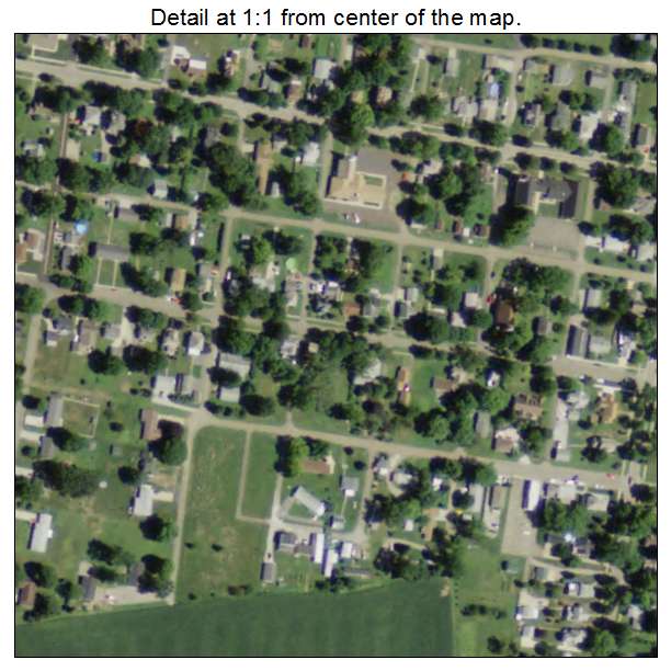 Bolivar, Ohio aerial imagery detail