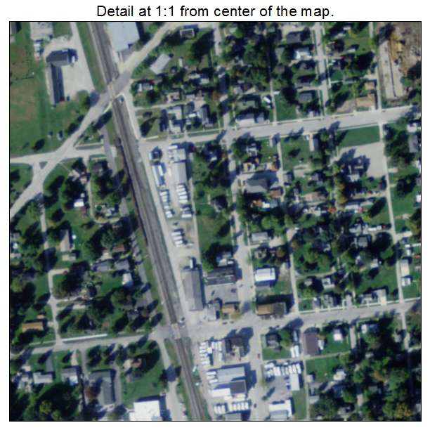 Bradner, Ohio aerial imagery detail
