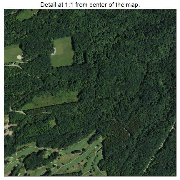 Brecksville, Ohio aerial imagery detail