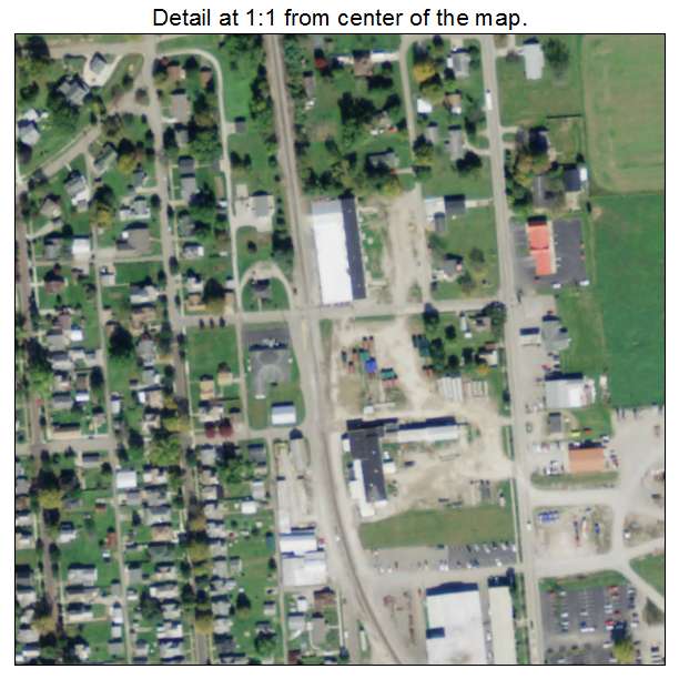 Bremen, Ohio aerial imagery detail