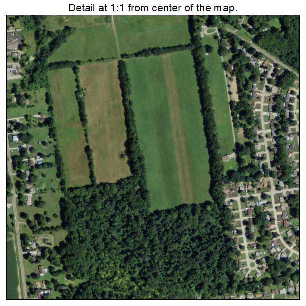 Brimfield, Ohio aerial imagery detail