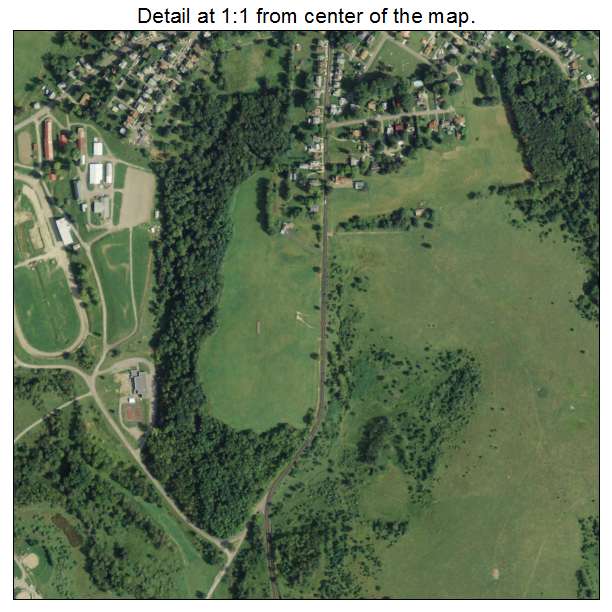 Cadiz, Ohio aerial imagery detail