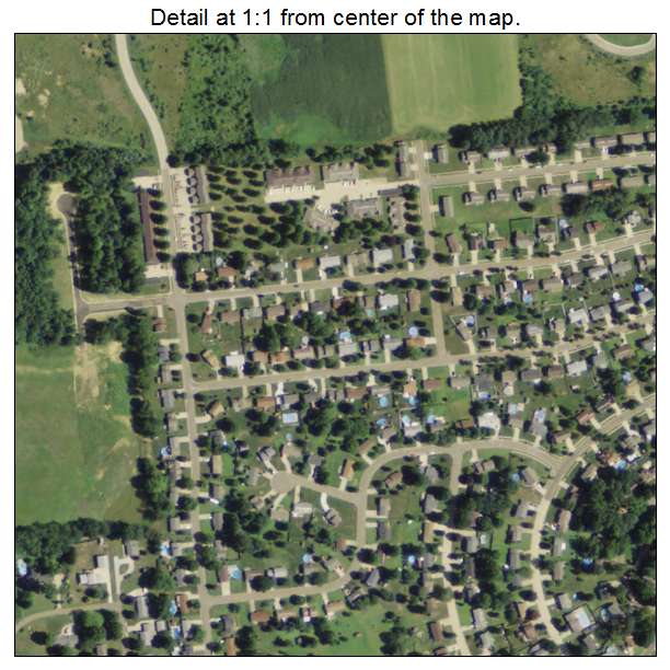 Aerial Photography Map of Canal Fulton, OH Ohio