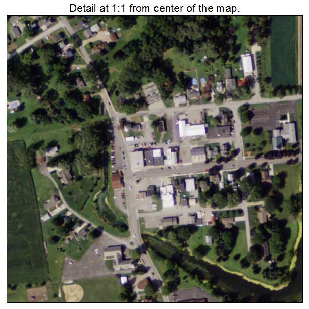 Castalia, Ohio aerial imagery detail
