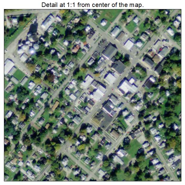 Centerburg, Ohio aerial imagery detail