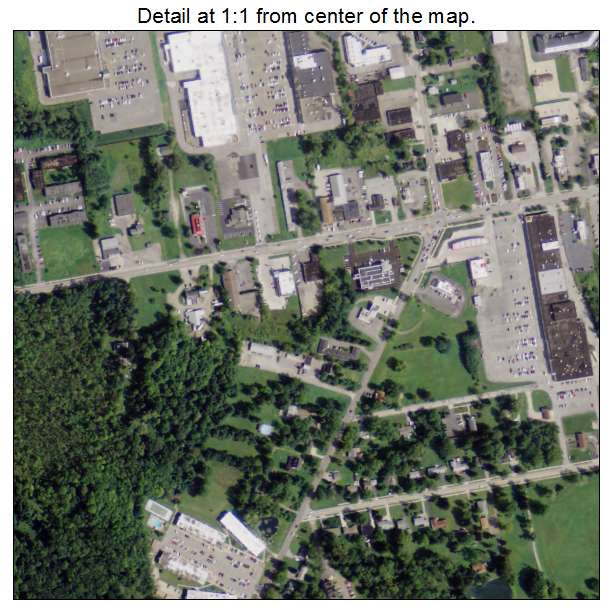 Chardon, Ohio aerial imagery detail