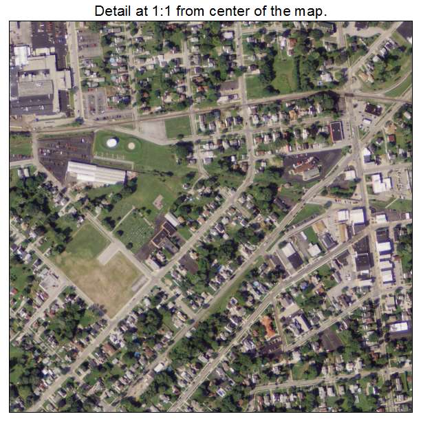 Aerial Photography Map of Clyde, OH Ohio