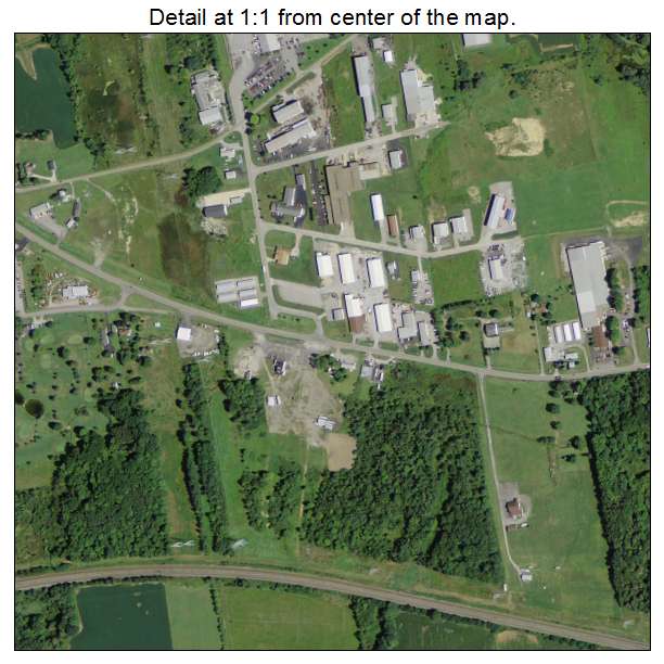 Columbiana, Ohio aerial imagery detail