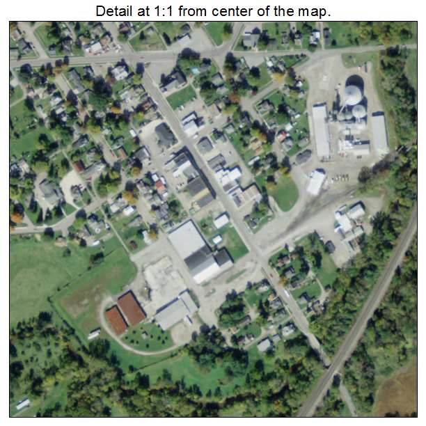 De Graff, Ohio aerial imagery detail